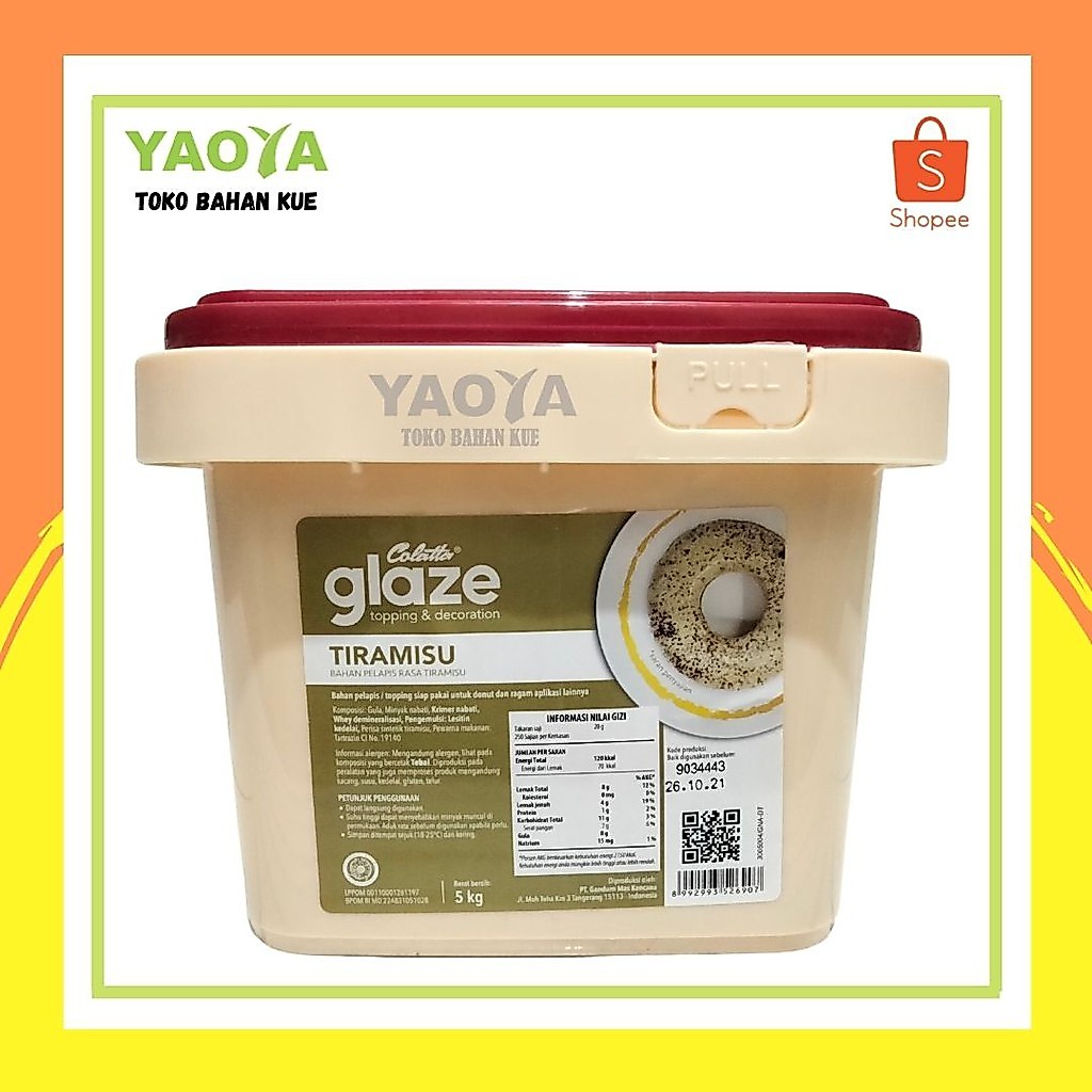 COLATTA GLAZE 5KG TIRAMISU