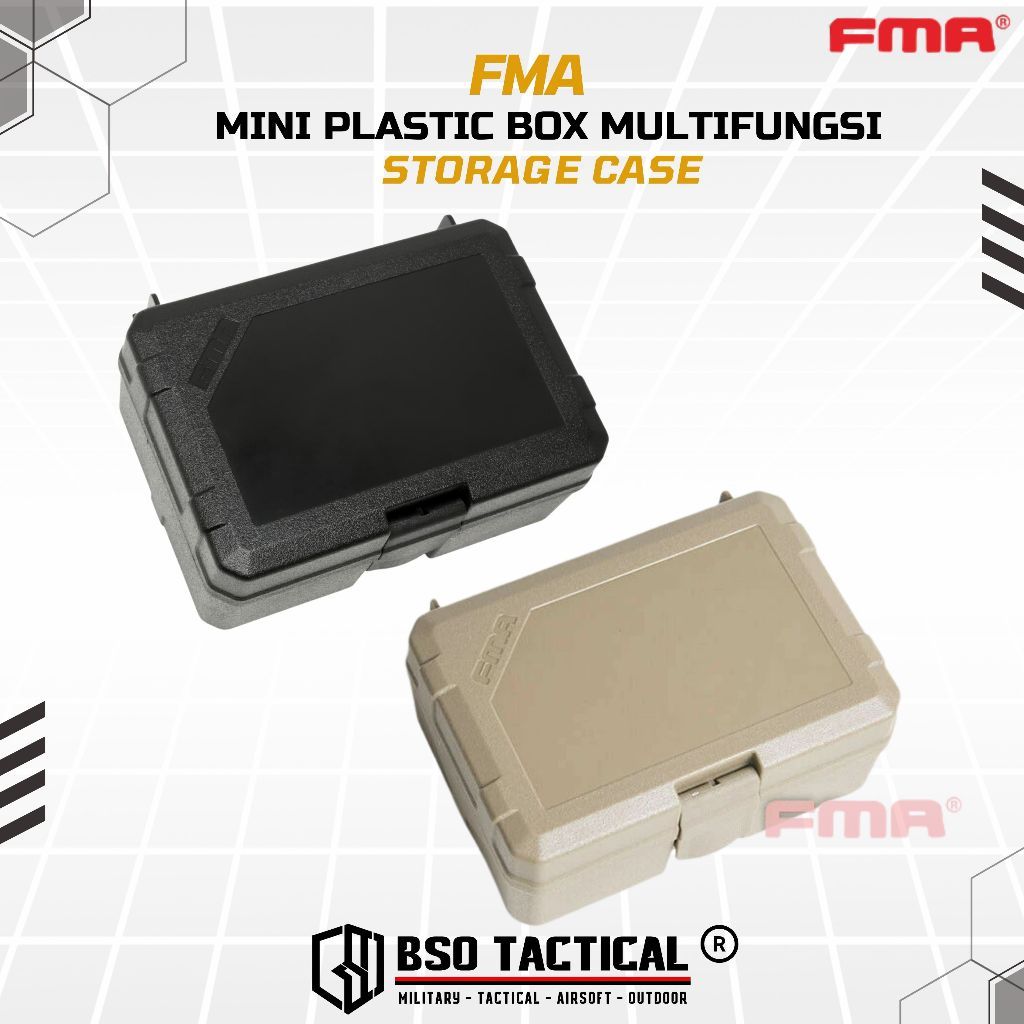 FMA Tactical Mini Plastic Box Multifungsi Storage Case Outdoor     Berkualitas