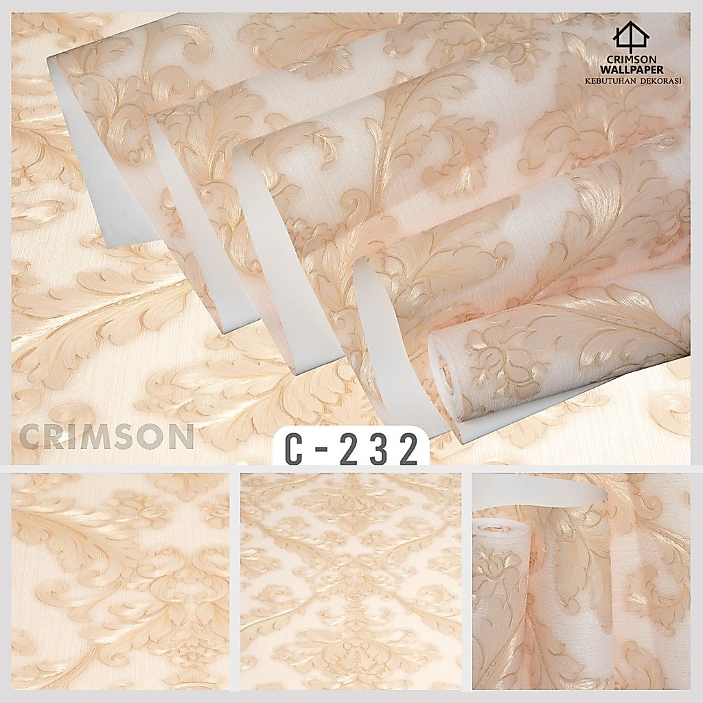 WALLPAPER DINDING VINYL PREMIUM TIMBUL DAN TEBAL