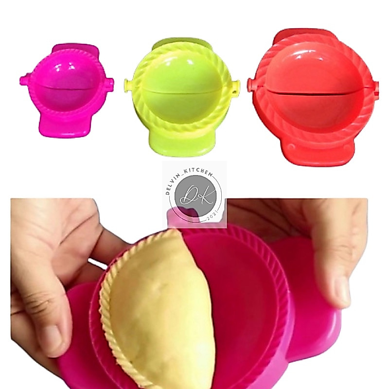 Cetakan Pastel 4 Ukuran Mini Kecil Besar Jumbo Plastik untuk Pangsit dan Camilan