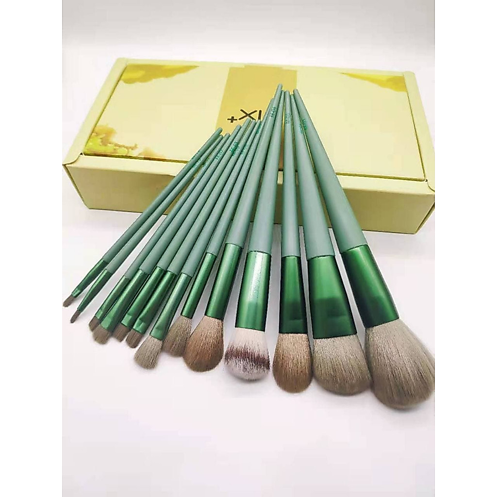Milimo - Brus Makeup Set 13pcs Set Kosmetic Brush Makeup Powder Eye Shadow Foundation Blusher Blendi