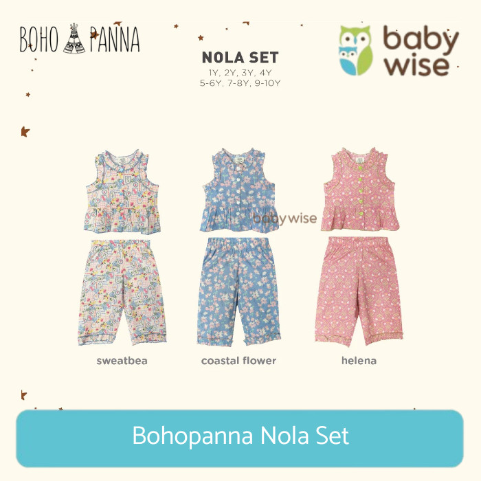 Bohopanna Nola Set - Setelan Anak Perempuan Oneset