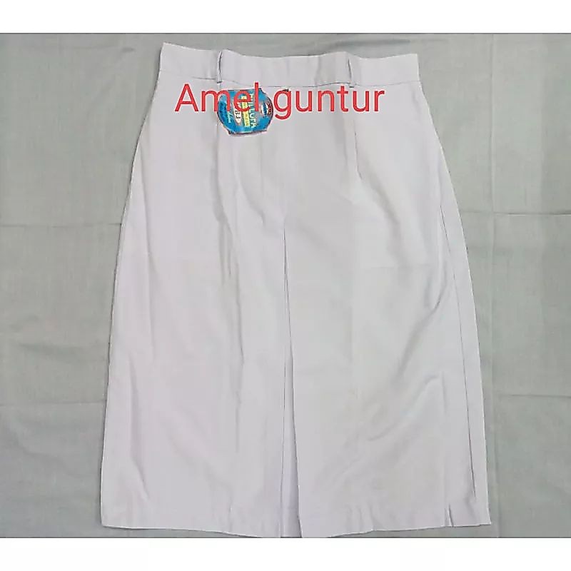 Rok pendek putih paskibra SMP SMA