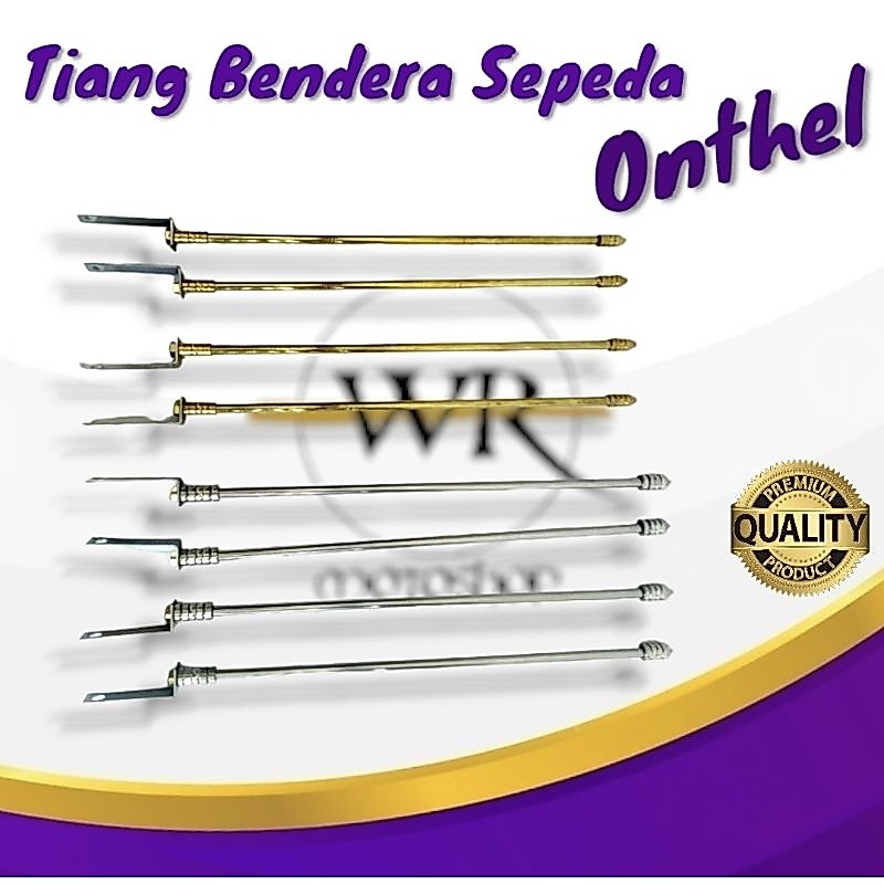 Ting Bendera Sepeda onthel Sudah Termasuk Bendera