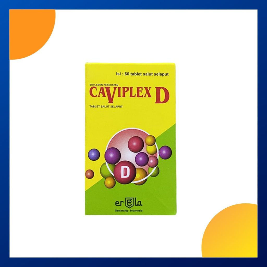 Caviplex D Botol 60 Tablet