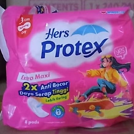 Hers Protex extra maxi isi 8 pcs