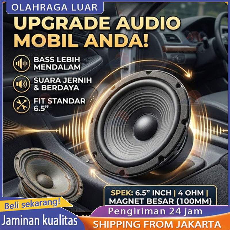 Speaker 6.5 inch Woofer Subwoofer 150W 4 ohm 6.5" Hifi Speker Olahragaluar
