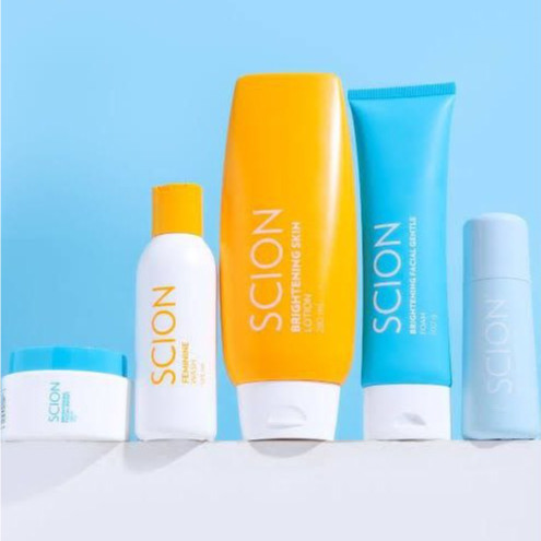 Syakira Nuskin Paket Bundling Sci-On Deodorant 75ml, Feminine Wash 125ml, Facial Wash 100g, Lotion 1