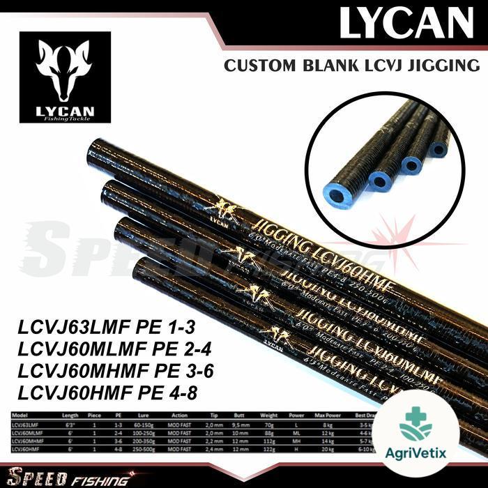 Lycan Custom Blank LCVJ Jigging - 2-4