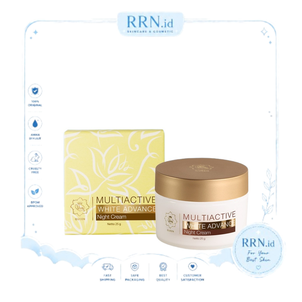 Viva Queen VIT C ACTIVE White Advance Night Cream with Niacinamide (BRIGHTENING, WHITENING & GLOWING