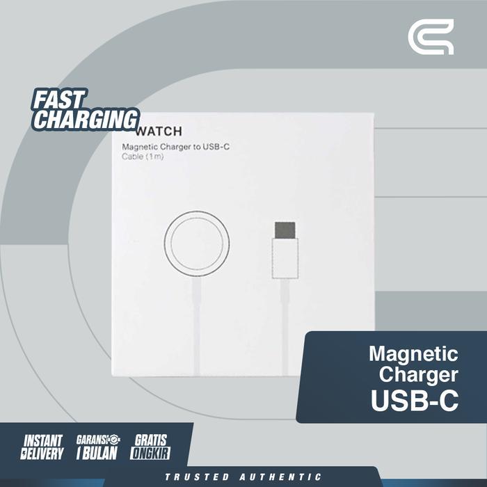 Kabel iWatch Fast Charging - Magnetic Watch To USB C Cable 1 Meter - Garansi Cuan