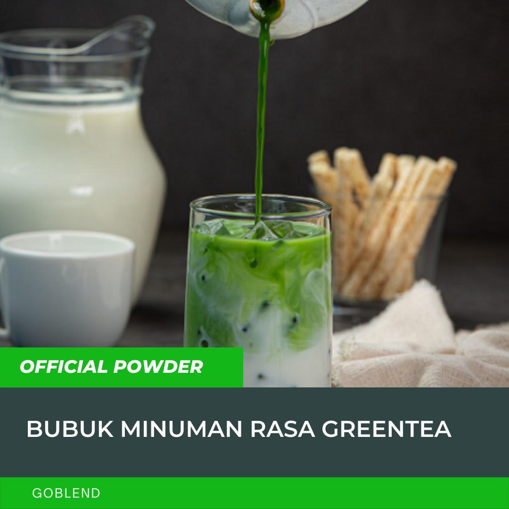 Bubuk Minuman Matcha 1 Kg Kemasan Aluminium Foil