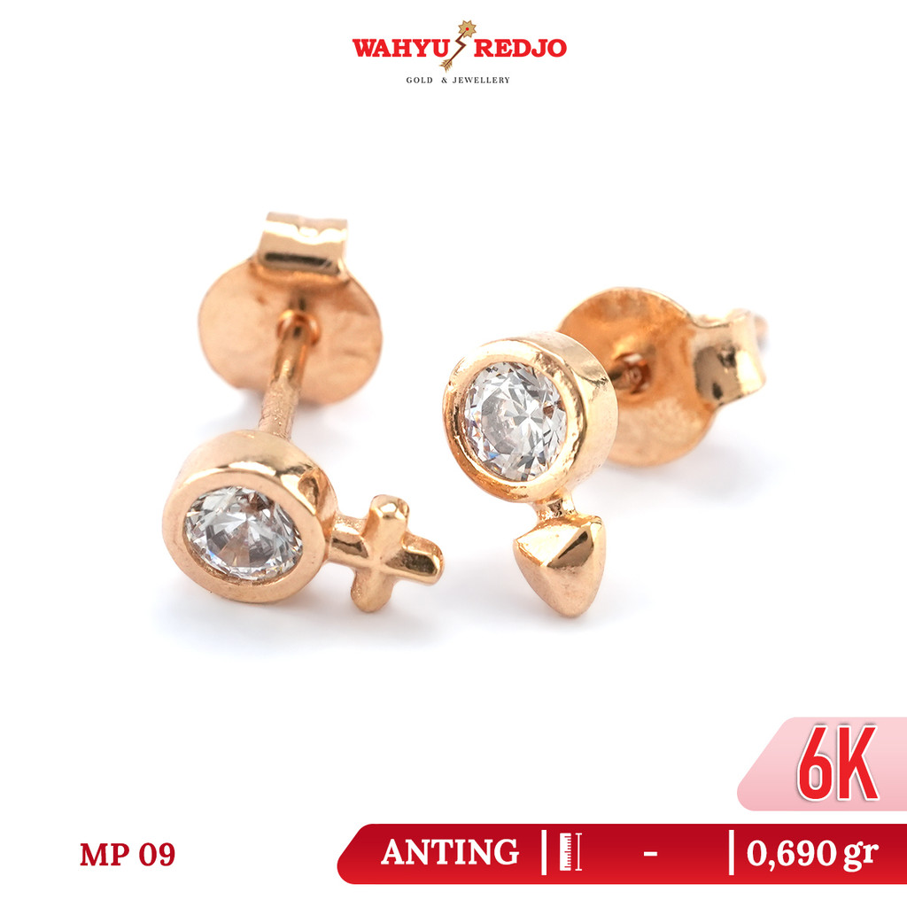 Anting Emas 6K Wahyu Redjo AN-6K 32023807 Non Pameran