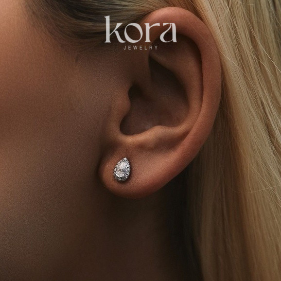 Kora Jewelry Moissanite Asli GRA Certified Ori Kalung Gelang Cincin Pernikahan Tunangan Lamaran/kual