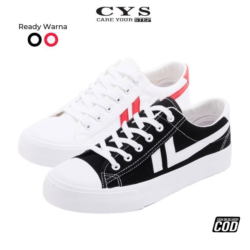 ab7 CYS Sepatu Sneakers Wanita Pria Sekolah Fashion Korea Kasual Kanvas SPT-12