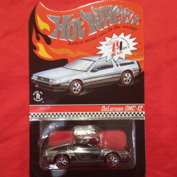 Hot Wheels Red Line Club EXCLUSIVE Delorean DMC-12