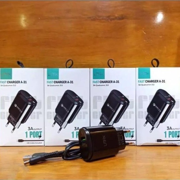 Charger UMAX A31 Charger UMAX Fast Charger A-31 3A Qualcomm 3.0