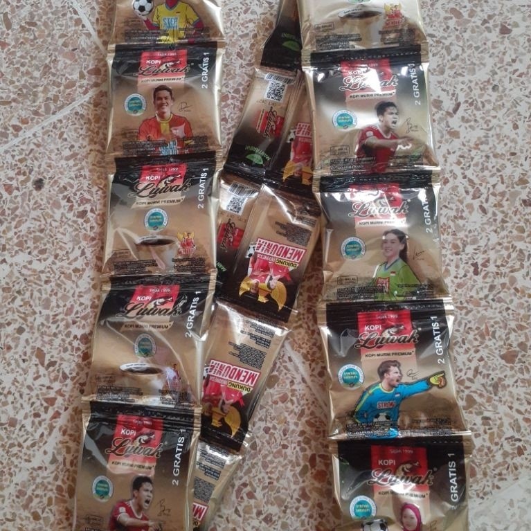 kopi luwak mini 1 renteng 15pcs kopi hitam murni