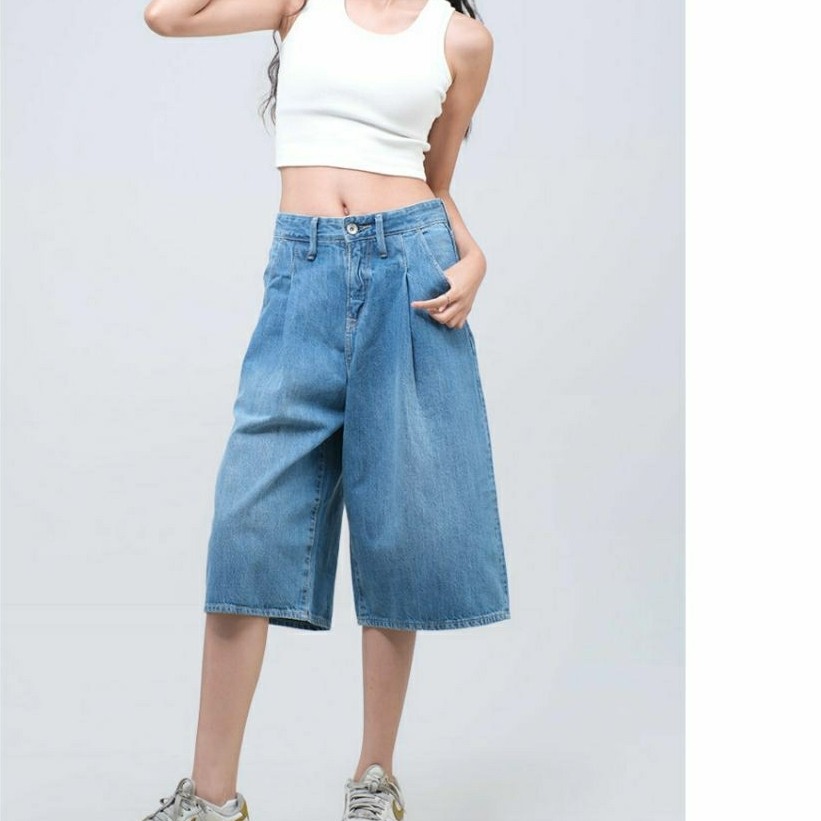 LOGO JEANS Celana Pendek Wanita Celana Pendek Logo Jeans Original New Arrival