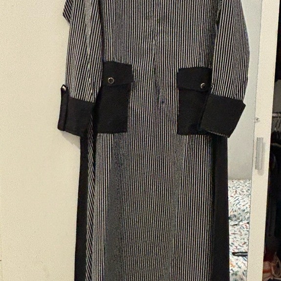 Preloved gamis jetblack mix salur