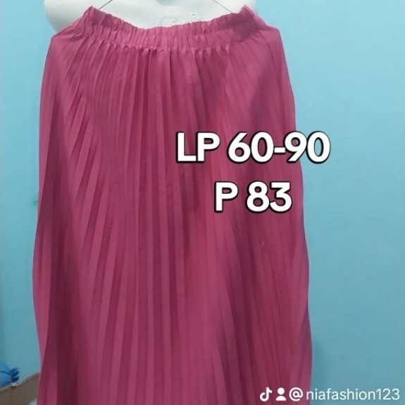 gamis remaja dan rok plisket