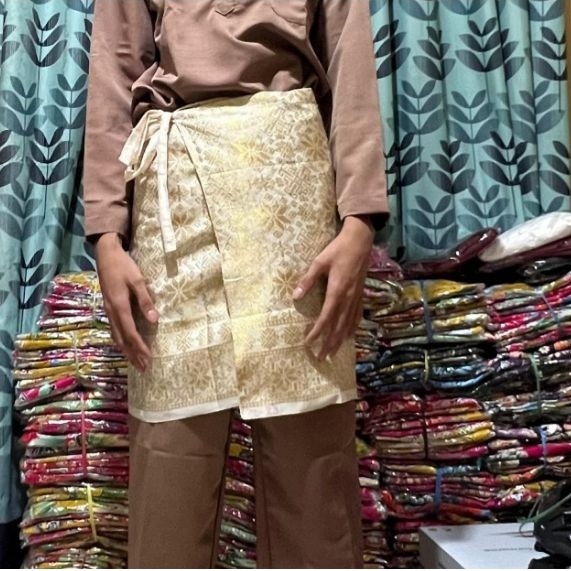 KAIN SONGKET SAMPING MELAYU / KAIN RUMPAK LILIT / KAIN BATIK SAMPING