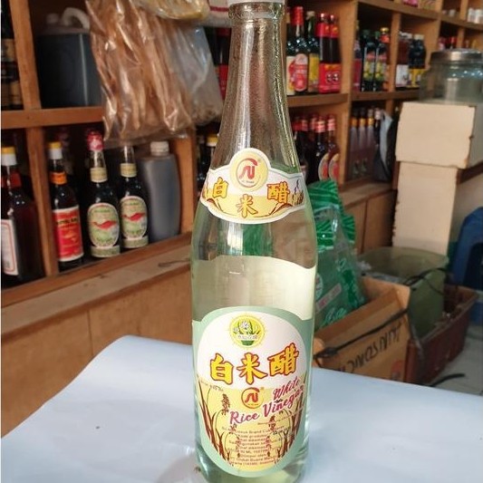 SU Brand White Rice Vinegar/ Cuka Beras Putih Fermentasi 600ml HALAL