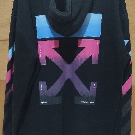 Hoodie off white Ow galaxy + tag bawah