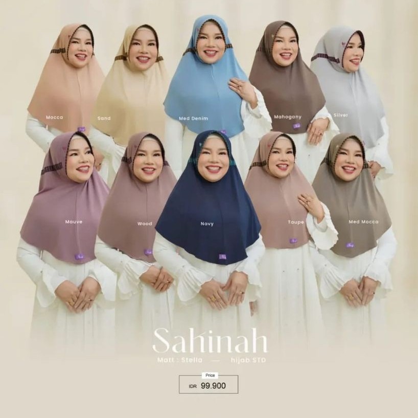 Flash Sale ‼️ Sakinah Hijab Bergo Serut Oma Gala Viral Arrafi Terlaris