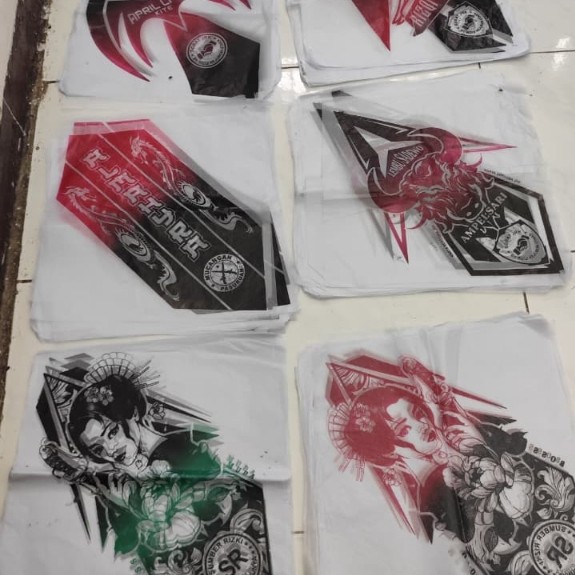 Kertas Layangan 110 lembar Sukhoi - Bahan Kertas Layangan Sablon Motif Keren