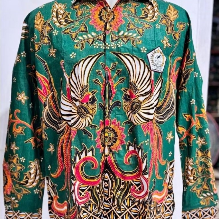 Seragam batik FKDT (forum komunikasi diniyah takmiliyah) terbaru pria dan wanita lapis furing batik 