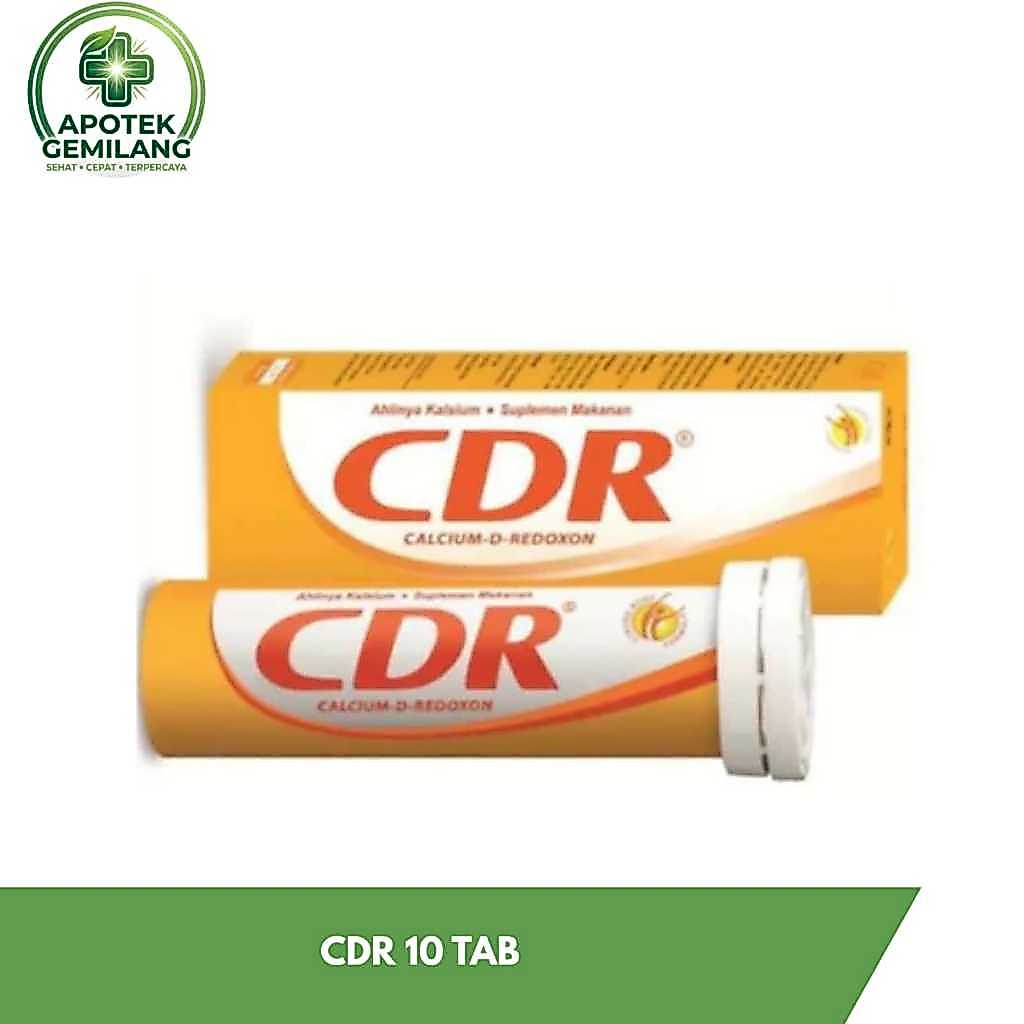 CDR Vitamin C Rasa Jeruk 10 Tablet