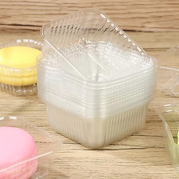 Tray Mika Mooncake Kue Bulan Plastik Putih Transparent