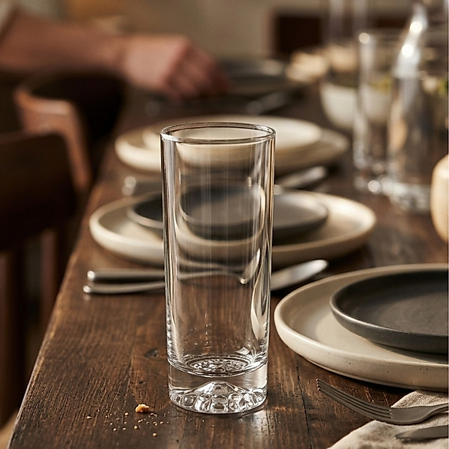 Gelas Minum Kaca 290ml Desain Gunung - Aesthetic Fuji Glass Premium Slim Highball