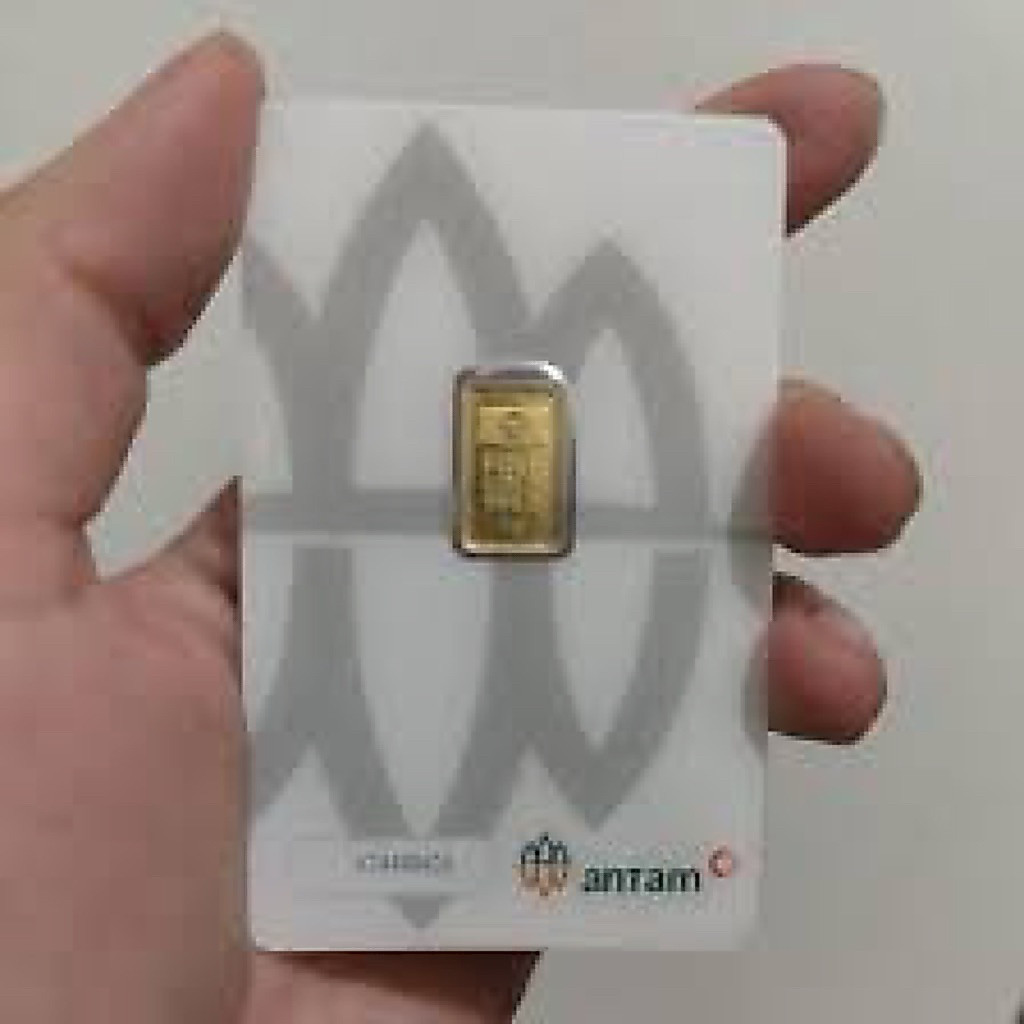 0,5 Gram Emas Batangan 24 Karat Antam - Presisi, Investasi Aman, Mudah Diperdagangkan