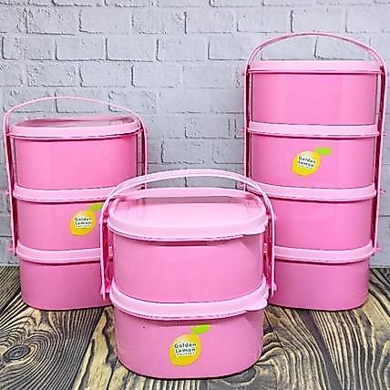 PROMO TERBARU RANTANG PIKNIK ANAK RP 123 GOLDEN LEMON RANTANG SUSUN RANTANG MINI RANTANG PLASTIK FOO