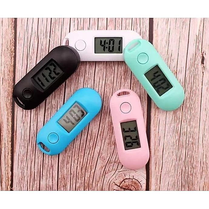 JAM DIGITAL LCD SAKU PORTABLE - JAM KANTONG GANTUNGAN KUNCI