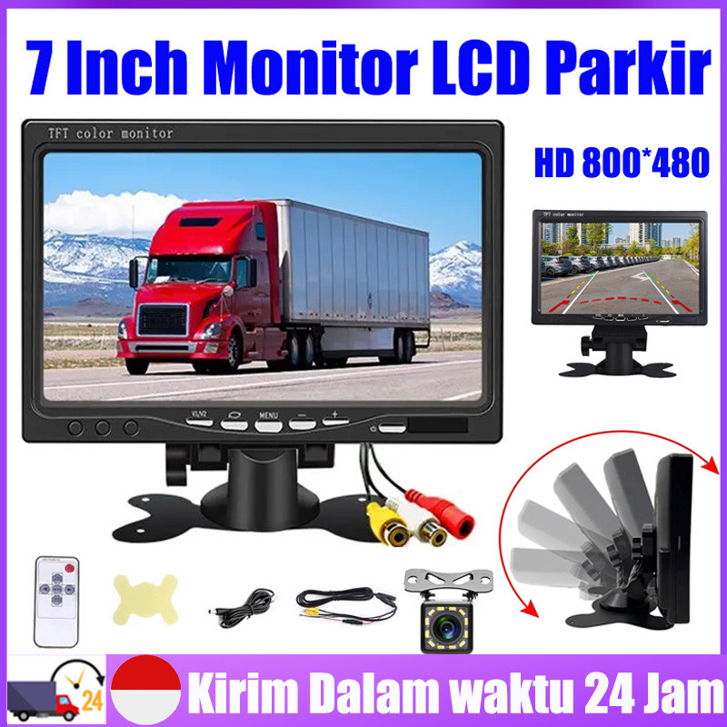 [Ready ya,COD] LCD TFT Monitor Kamera Parkir Mobil / Monitor Mobil / TFT LCD 7 Inch Car Monitor HDMI