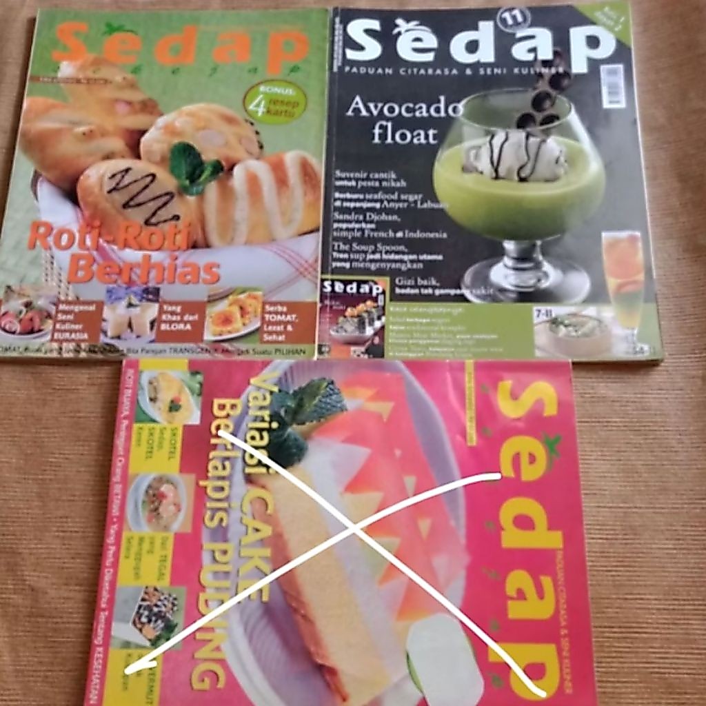 Majalah masakan Sedap edisi Pilihan 1.
