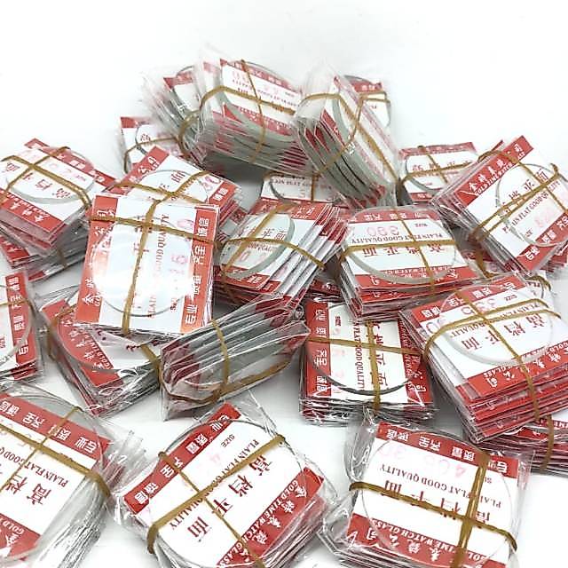 Kaca jam tangan datar bening tebal 3mm