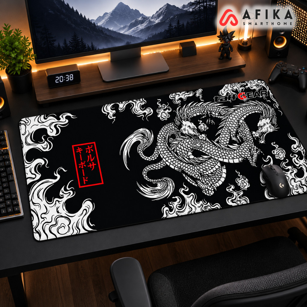 Mouse Pad Gaming Japanese Dragon Desk Mat 300x600x3mm - M35