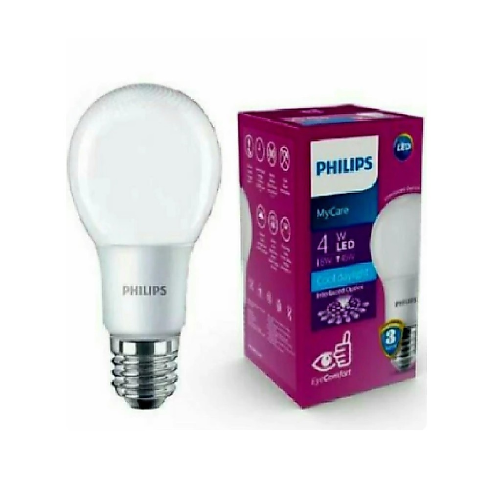 Lampu LED Philips 4W Besar / Philips LED 4W MyCare