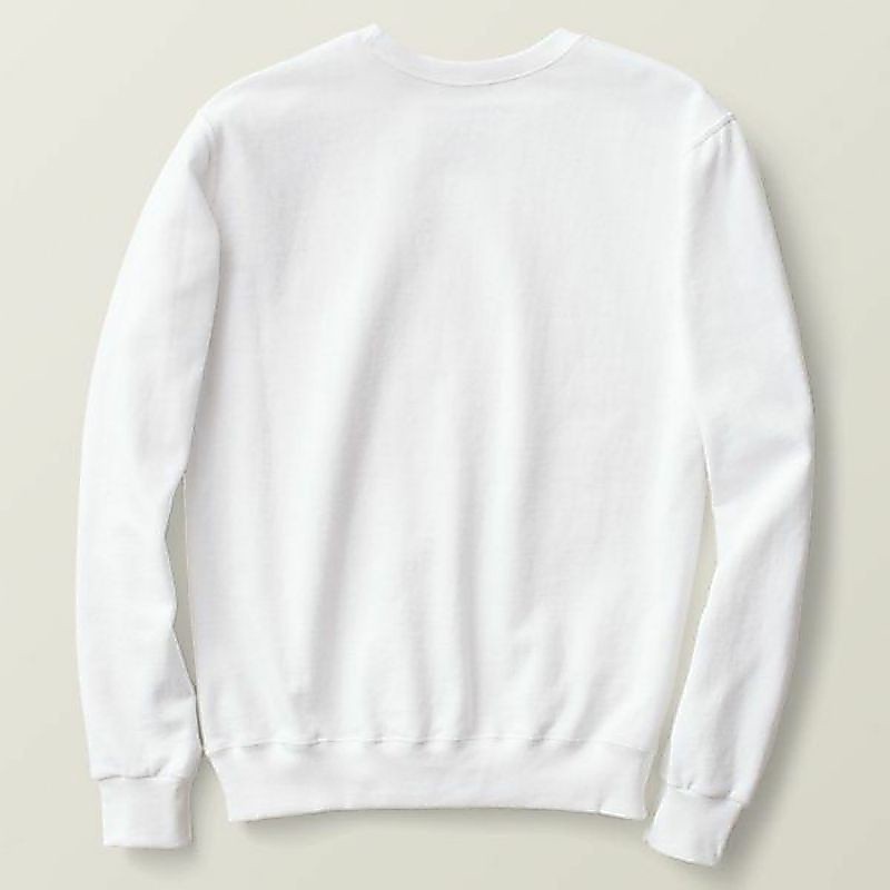 Sweater Crewneck Polos (putih)