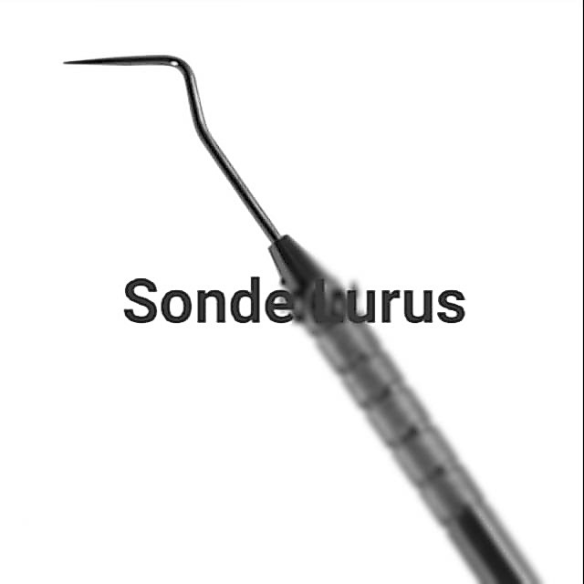 Sonde lurus dental explorer sonde gigi alice dental alicedental sonde halfmoon alat pembersih karang