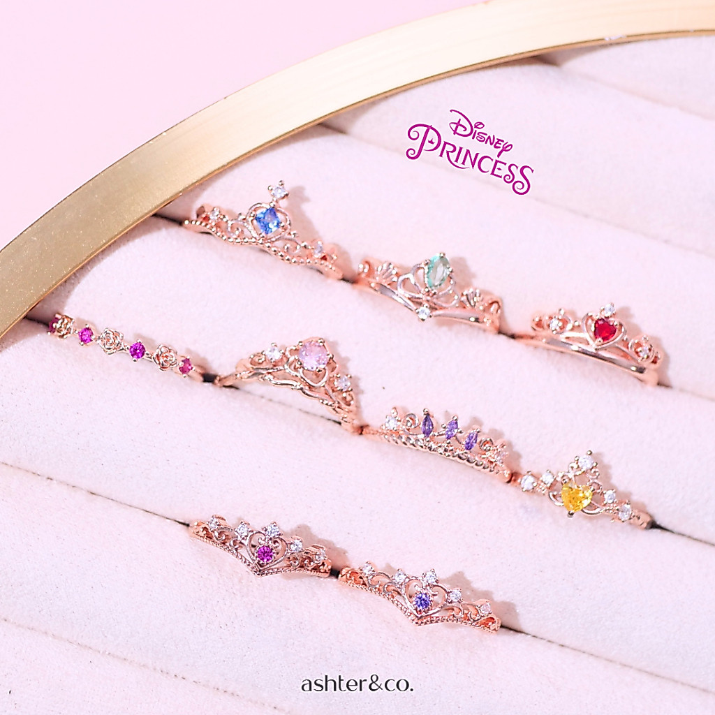 Ashter&Co -  Disney Princess Collection Ring - Cincin Disney Korean Style Ring
