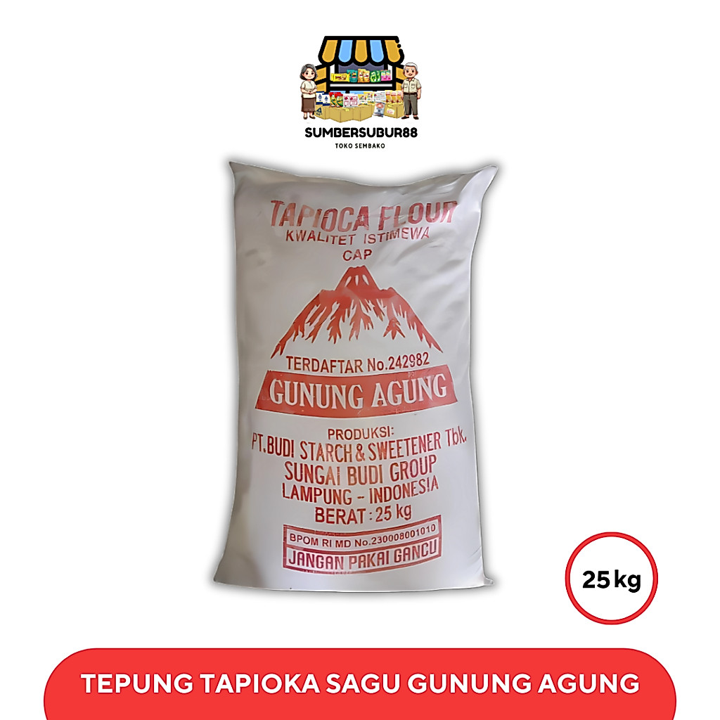 GUNUNG 25KG Tepung Tapioka