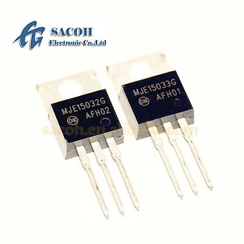 Mje15033g Mje15033 Mje15032g Mje15032 To-220 8a 250v Transistor Daya Silikon Pelengkap