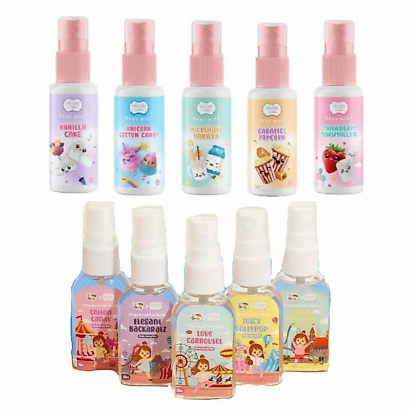KIYOWO DEO SPRAY 30ML/KIYOWO BODYMIST DESSERT SERIES / BODY MIST YEPPU YEPPU / BODYMIST YEPPU YEPPU 