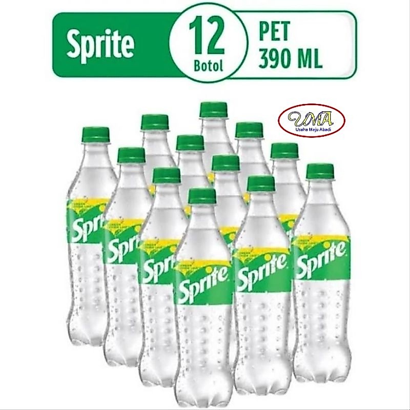 Sprite Lime 390 ml / Sprite Botol 1 Krat isi 12 botol