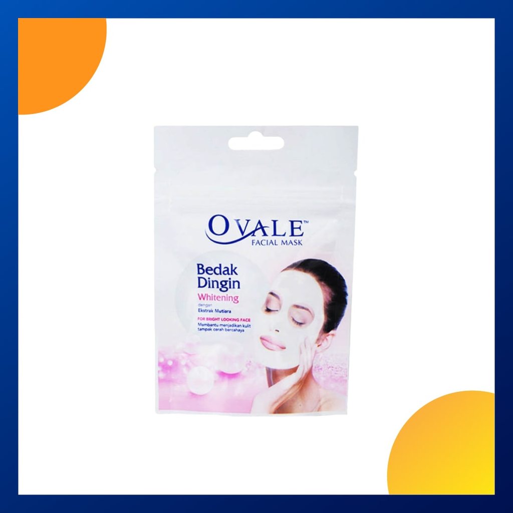 Ovale Facial Mask Bedak Dingin Mutiara Sachet 15 Gram
